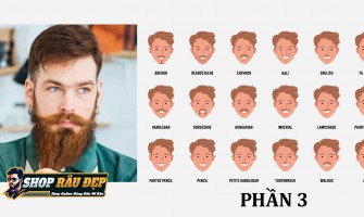 18 KIỂU RÂU RIA MÉP PHÙ HỢP VỚI HÌNH DẠNG KHUÔN MẶT - Phần 3