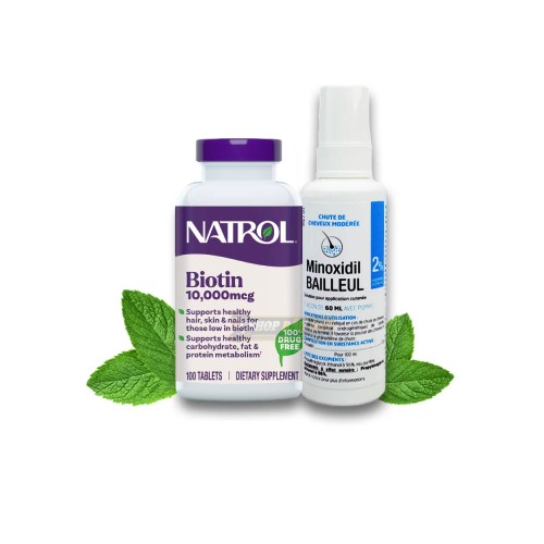 Combo Mọc tóc Minoxidil 2% Bailleul Pháp - 01