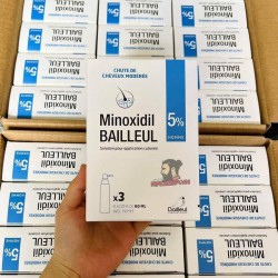 Mọc tóc Minoxidil 5% Bailleul Pháp - 3 chai x 60ml