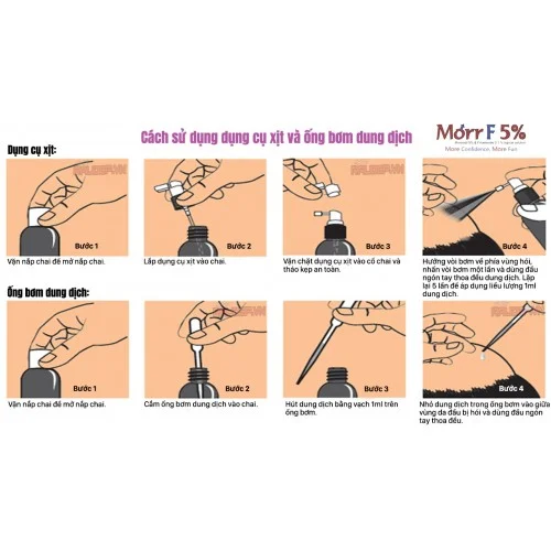 Dung Dịch Mọc Tóc Morr F5 Dạng Lỏng - Nam