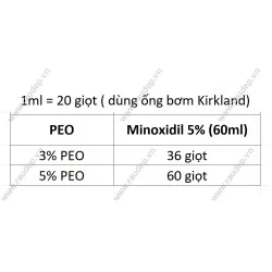 PEO Mix Hỗ Trợ Mọc Râu Nhanh Hơn - 1.2ml