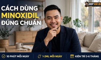 Cách dùng Minoxidil đúng chuẩn