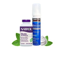 Combo Không Dị Ứng Dạng Bọt KIRKLAND - Biotin