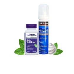 Combo Không Dị Ứng Dạng Bọt KIRKLAND - Biotin