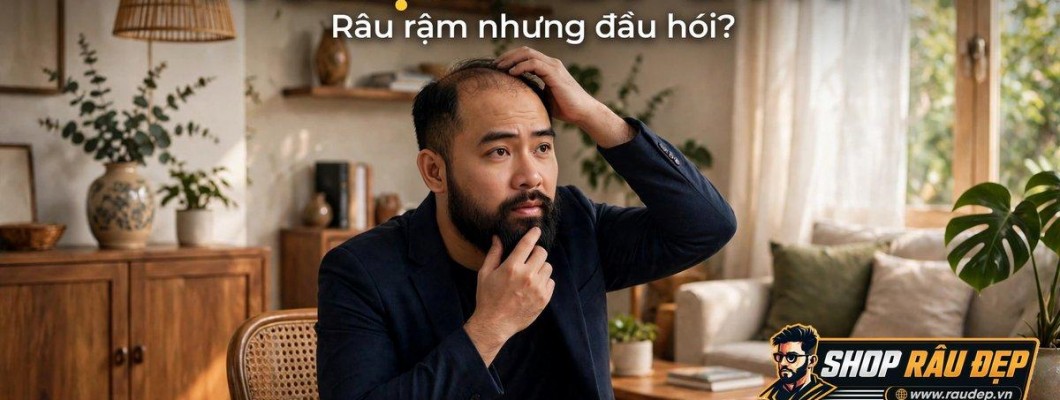 Nghịch Lý DHT: Vì Sao Râu Rậm Nhưng Đầu Hói?