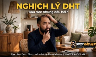 Nghịch Lý DHT: Vì Sao Râu Rậm Nhưng Đầu Hói?