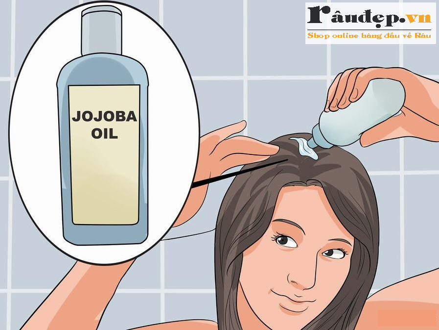 Dầu Jojoba làm sạch da đầu