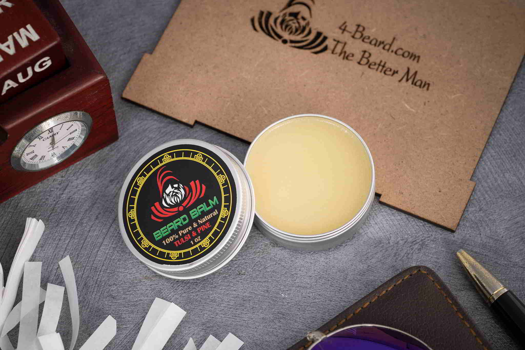 Beard Balm Tulsi giúp râu mềm mại và vào nếp