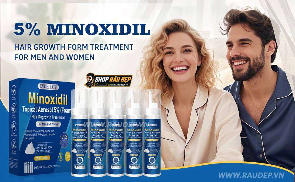 Phụ kiện hỗ trợ thoa Exdeploy Minoxidil Foam 5%